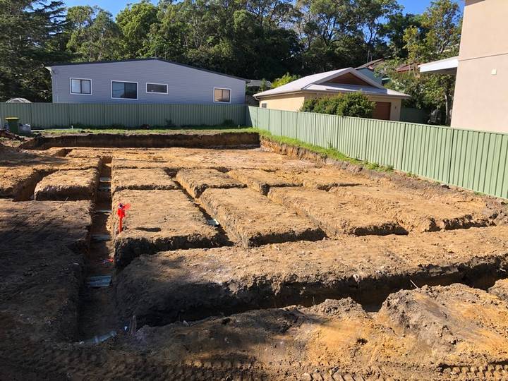 House footing excavation - Allsites Excavations Sydney Residential footing excavation and retaining wall preparation in Sydney