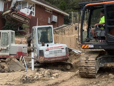 2 tonne tight access excavator hire Sydney 2 tonne excavator for tight access residential excavation in Sydney