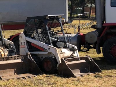 Bobcat S70 hire Sydney for tight access site work Bobcat S70 compact loader for tight access site preparation and clean up in Sydney
